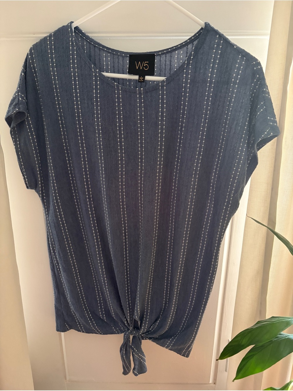 W5 Blue Blouse Size L